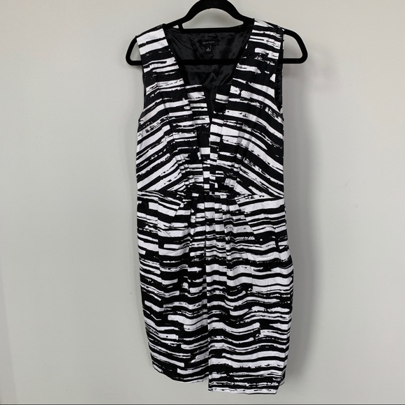 Spence Black & White Tank Dress Size 12 - Picture 1 of 7
